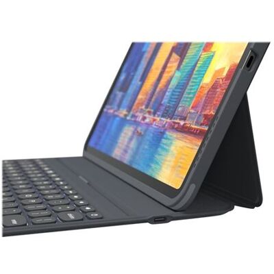 ZAGG Pro Keys - Toetsenbord en foliobehuizing - achtergrondverlichting - Bluetooth - Scandinavisch - zwart/grijs toetsenbord, zwart/grijs behuizing - voor Apple 11-inch iPad Pro (1e generatie, 2e generatie, 3de generatie) ZAGG Pro Keys - Toetsenbord en foliobehuizing - achtergrondverlichting - Bluetooth - Scandinavisch - zwart/grijs toetsenbord, zwart/grijs behuizing - voor Apple 11-inch iPad Pro (1e generatie, 2e generatie, 3de generatie)