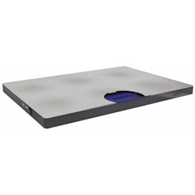 approx! - Notebookstandaard - met 2 koelventilatoren, USB-hub met 2 poorten - grijs, wit approx! - Notebookstandaard - met 2 koelventilatoren, USB-hub met 2 poorten - grijs, wit
