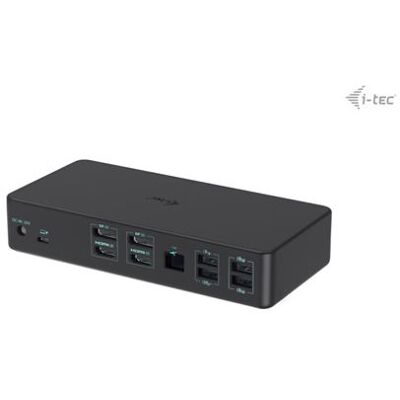 i-Tec - Dockingstation - voor notebook, tablet - USB-C / Thunderbolt 3 / USB 3.0 - 2 x DP, 2 x HDMI - 1GbE - 100 watt - Europa i-Tec - Dockingstation - voor notebook, tablet - USB-C / Thunderbolt 3 / USB 3.0 - 2 x DP, 2 x HDMI - 1GbE - 100 watt - Europa