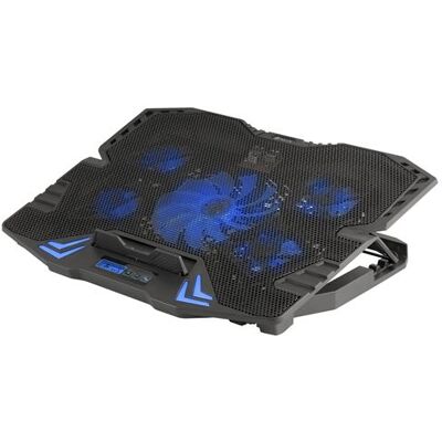 NGS - Notebookstandaard - met 5 cooling fans, USB-hub met 2 poorten - 120 mm/70 mm NGS - Notebookstandaard - met 5 cooling fans, USB-hub met 2 poorten - 120 mm/70 mm