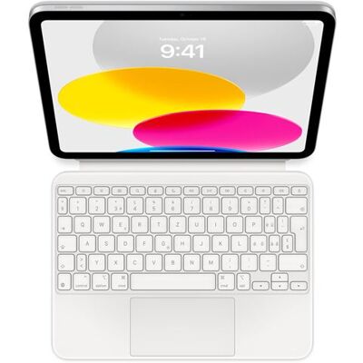 Apple Magic Keyboard Folio - Toetsenbord en foliobehuizing - met trackpad - Apple Smart connector - QWERTZ - Zwitsers - voor iPad Wi-Fi (10de generatie) Apple Magic Keyboard Folio - Toetsenbord en foliobehuizing - met trackpad - Apple Smart connector - QWERTZ - Zwitsers - voor iPad Wi-Fi (10de generatie)
