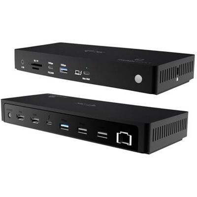 i-Tec - Dockingstation - USB-C / USB4 / Thunderbolt 3 / Thunderbolt 4 / Thunderbolt 5 - 2 x HDMI, Thunderbolt 4 - 1GbE, 2.5GbE - 160 watt - Europa i-Tec - Dockingstation - USB-C / USB4 / Thunderbolt 3 / Thunderbolt 4 / Thunderbolt 5 - 2 x HDMI, Thunderbolt 4 - 1GbE, 2.5GbE - 160 watt - Europa