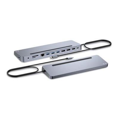 i-Tec 11-in-1 - Dockingstation - voor laptop, tablet - USB-C / USB4 / Thunderbolt 3 / Thunderbolt 4 - 11-slot - 2 x DP, HDMI - 1GbE - 100 watt i-Tec 11-in-1 - Dockingstation - voor laptop, tablet - USB-C / USB4 / Thunderbolt 3 / Thunderbolt 4 - 11-slot - 2 x DP, HDMI - 1GbE - 100 watt