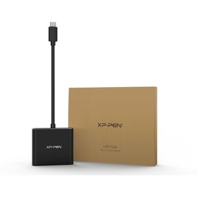 Adapter XP-PEN ACW01 USB-C naar USB 3.0, HDMI 4K, PD, voor aansluiting Grafische tablet met scherm, tv, opladen via smartphone Adapter XP-PEN ACW01 USB-C naar USB 3.0, HDMI 4K, PD, voor aansluiting Grafische tablet met scherm, tv, opladen via smartphone