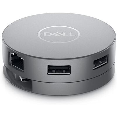 Dell USB Type C Mobiele Adapter DA310 Zilver Dell USB Type C Mobiele Adapter DA310 Zilver