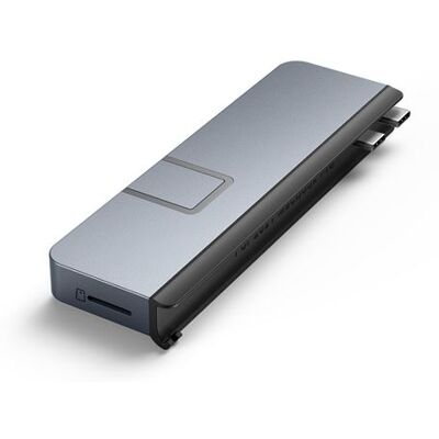 Targus HyperDrive Duo Pro HD575-GRAY 7-in-2 USB-hub voor Apple MacBook Air en MacBook Pro Zilvergrijs Targus HyperDrive Duo Pro HD575-GRAY 7-in-2 USB-hub voor Apple MacBook Air en MacBook Pro Zilvergrijs