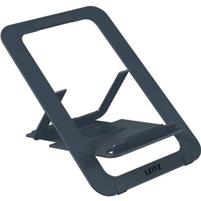 Leitz Laptopstandaard Ergo Ultra Plat tot 17” Donkergrijs Leitz Laptopstandaard Ergo Ultra Plat tot 17” Donkergrijs