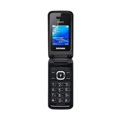 Brondi FOX - Functionele telefoon - dual-SIM - microSD slot - 128 x 160 pixels - rear camera 1,3 MP - zwart Brondi FOX - Functionele telefoon - dual-SIM - microSD slot - 128 x 160 pixels - rear camera 1,3 MP - zwart