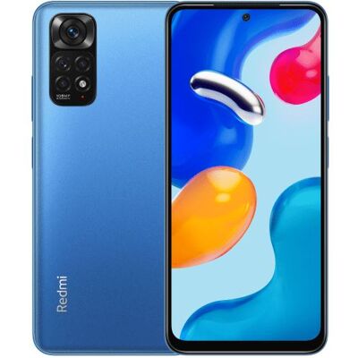 Xiaomi Redmi Note 11S - 4G smartphone - dual-SIM - RAM 6 GB / intern geheugen 64 GB - microSD slot - OLED-scherm - 6.43" - 2400 x 1080 pixels (90 Hz) - 4x achtercamera's 108 MP, 8 MP, 2 MP, 2 MP - front camera 16 MP - schemerblauw Xiaomi Redmi Note 11S - 4G smartphone - dual-SIM - RAM 6 GB / intern geheugen 64 GB - microSD slot - OLED-scherm - 6.43" - 2400 x 1080 pixels (90 Hz) - 4x achtercamera's 108 MP, 8 MP, 2 MP, 2 MP - front camera 16 MP - schemerblauw