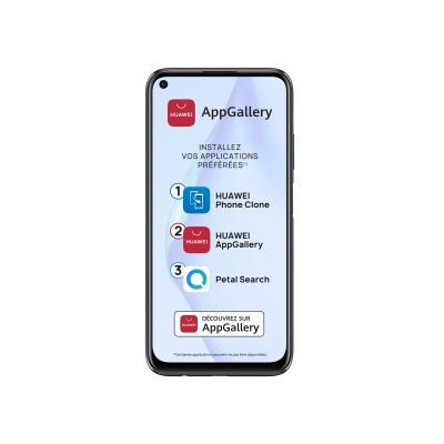 Huawei P40 Lite - 4G smartphone - dual-SIM - RAM 6 GB / intern geheugen 128 GB - NM-kaart - lcd-scherm - 6.4" - 2310 x 1080 pixels - 4x achtercamera's 48 MP, 8 MP, 2 MP, 2 MP - front camera 16 MP - Telekom - zwart Huawei P40 Lite - 4G smartphone - dual-SIM - RAM 6 GB / intern geheugen 128 GB - NM-kaart - lcd-scherm - 6.4" - 2310 x 1080 pixels - 4x achtercamera's 48 MP, 8 MP, 2 MP, 2 MP - front camera 16 MP - Telekom - zwart