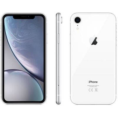 Apple iPhone Xr - 4G smartphone - dual-SIM / intern geheugen 64 GB - lcd-scherm - 6.1" - 1792 x 828 pixels - rear camera 12 MP - front camera 7 MP - Telekom - wit Apple iPhone Xr - 4G smartphone - dual-SIM / intern geheugen 64 GB - lcd-scherm - 6.1" - 1792 x 828 pixels - rear camera 12 MP - front camera 7 MP - Telekom - wit