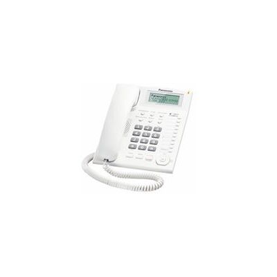 Panasonic KX-TS880EXW - Telefoon met snoer met nummerherkenning - wit Panasonic KX-TS880EXW - Telefoon met snoer met nummerherkenning - wit