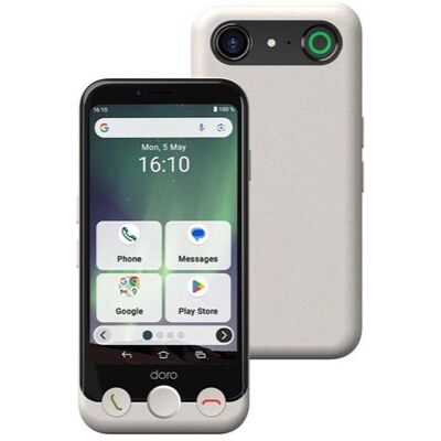 Doro Aurora A10 Dual Sim 64 GB 4.5" Bone White Doro Aurora A10 Dual Sim 64 GB 4.5" Bone White
