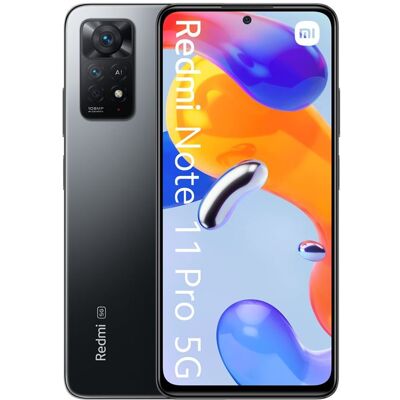 Smartphone Xiaomi Redmi Note 11 Pro 5G Dual SIM 128 GB 6,67" Grafietgrijs Smartphone Xiaomi Redmi Note 11 Pro 5G Dual SIM 128 GB 6,67" Grafietgrijs