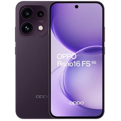 Smartphone Oppo Reno16 Fs 5g Double Nano Sim 512 Go 6.57" Paars Zwart Smartphone Oppo Reno16 Fs 5g Double Nano Sim 512 Go 6.57" Paars Zwart