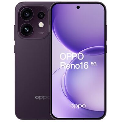 Oppo Reno16 5g Dual Nano Sim 512 Gb 6.32" Zwartpaars Oppo Reno16 5g Dual Nano Sim 512 Gb 6.32" Zwartpaars