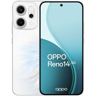 Oppo Reno 14 5G Dual nano SIM 512 GB 6.59" Opaalwit Oppo Reno 14 5G Dual nano SIM 512 GB 6.59" Opaalwit