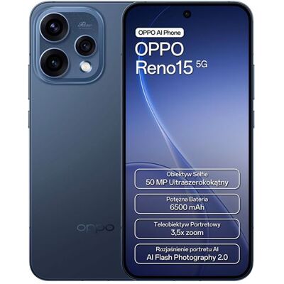 Oppo Reno15 F 5G Dual nano SIM 512 GB 6.32" Twilight Black Oppo Reno15 F 5G Dual nano SIM 512 GB 6.32" Twilight Black