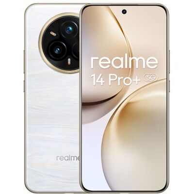 Realme 14 Pro+ 5G Dual nano SIM 512 GB 6.83" Parelwit Realme 14 Pro+ 5G Dual nano SIM 512 GB 6.83" Parelwit