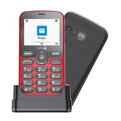 Doro Mobiele telefoon 1880 4G Micro SIM 17 Mo 2.4" Rood Doro Mobiele telefoon 1880 4G Micro SIM 17 Mo 2.4" Rood