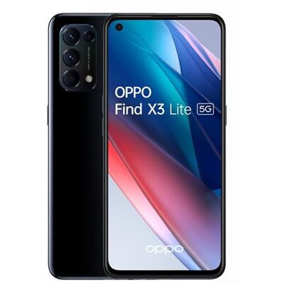 Oppo Find X3 Lite 6,43" Dual SIM 128 GB 5G smartphone Zwart Oppo Find X3 Lite 6,43" Dual SIM 128 GB 5G smartphone Zwart
