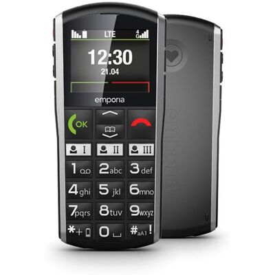 Emporia Basis mobiele telefoon Simplicity 2G 2” Zwart Emporia Basis mobiele telefoon Simplicity 2G 2” Zwart