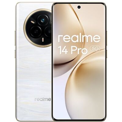 Realme 14 Pro 5G Dual nano SIM 512 GB 6.77" Parelwit Realme 14 Pro 5G Dual nano SIM 512 GB 6.77" Parelwit