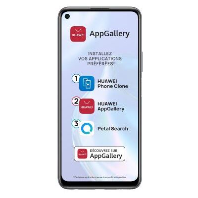 Huawei P40 lite 5G - 5G smartphone - dual SIM - 6 GB RAM / 128 GB intern geheugen - NM-kaart - LCD-scherm - 6.5" - 2400 x 1080 pixels - 4x camera's achteraan 64 MP, 8 MP, 2 MP, 2 MP - voorkant 16 MP camera - middernachtzwart Huawei P40 lite 5G - 5G smartphone - dual SIM - 6 GB RAM / 128 GB intern geheugen - NM-kaart - LCD-scherm - 6.5" - 2400 x 1080 pixels - 4x camera's achteraan 64 MP, 8 MP, 2 MP, 2 MP - voorkant 16 MP camera - middernachtzwart