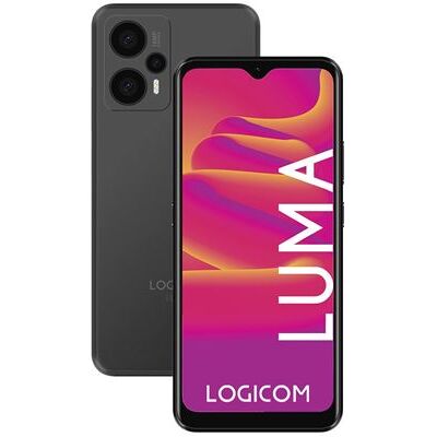 Logicom Luma Dual nano SIM 128 GB 6.82" Zwart Logicom Luma Dual nano SIM 128 GB 6.82" Zwart
