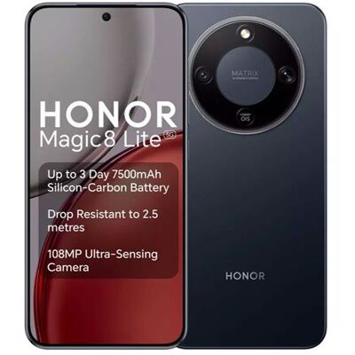 Honor Magic8 lite 5G Dual SIM 512 GB 6.79" Zwart Honor Magic8 lite 5G Dual SIM 512 GB 6.79" Zwart