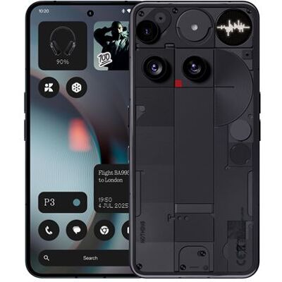 Nothing Phone 3 5G Nano SIM 256 GB 6.67" Zwart Nothing Phone 3 5G Nano SIM 256 GB 6.67" Zwart
