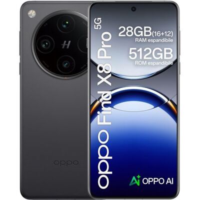 Oppo Find X8 Pro 5G Dual Nano SIM 6.78" 512 GB Lunar Black Oppo Find X8 Pro 5G Dual Nano SIM 6.78" 512 GB Lunar Black