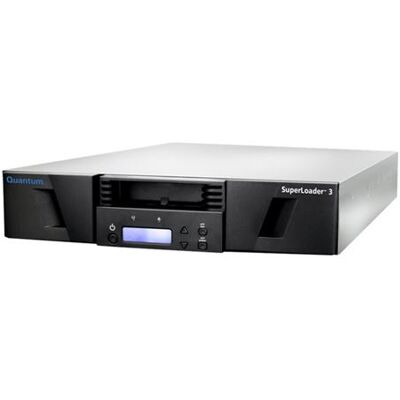 Quantum SuperLoader 3 with (Model C) drive(s) - Automatische lader voor tape - 144 TB / 360 TB - sleuven: 8 - LTO Ultrium (18 TB / 45 TB) - Ultrium 9 - SAS-3 - rack-uitvoering - 2U - streepjescodelezer, codering Quantum SuperLoader 3 with (Model C) drive(s) - Automatische lader voor tape - 144 TB / 360 TB - sleuven: 8 - LTO Ultrium (18 TB / 45 TB) - Ultrium 9 - SAS-3 - rack-uitvoering - 2U - streepjescodelezer, codering