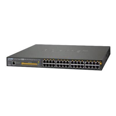 PLANET UPOE-1600G - Hub - Beheerd - 16 x 10/100/1000 (PoE) + 16 x 10/100/1000 - desktop - UPOE (600 W) PLANET UPOE-1600G - Hub - Beheerd - 16 x 10/100/1000 (PoE) + 16 x 10/100/1000 - desktop - UPOE (600 W)