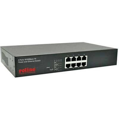 Secomp ROLINE - Switch - 8 x 10/100 (PoE) - desktop - PoE Secomp ROLINE - Switch - 8 x 10/100 (PoE) - desktop - PoE