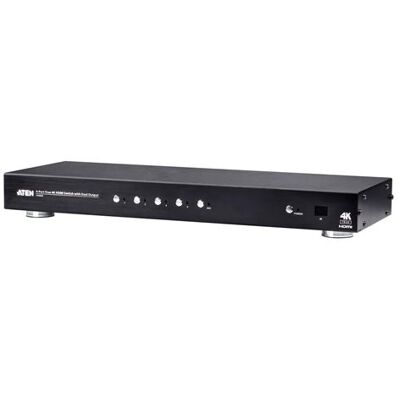 ATEN VS482B - Video/audio-schakelaar - 4 x HDMI - desktop, rack-uitvoering ATEN VS482B - Video/audio-schakelaar - 4 x HDMI - desktop, rack-uitvoering