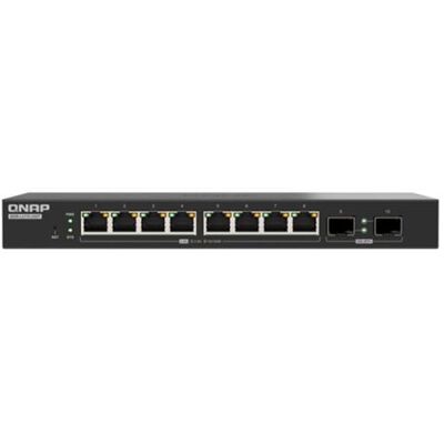 QNAP QSW-L2110-2S8T - Switch - Beheerd - 8 x 2.5GBase-T + 2 x combo 10 Gigabit SFP+/RJ-45 - desktop QNAP QSW-L2110-2S8T - Switch - Beheerd - 8 x 2.5GBase-T + 2 x combo 10 Gigabit SFP+/RJ-45 - desktop