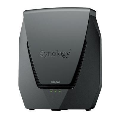 Synology WRX560 - Draadloze router - maas 4-poorts switch - 1GbE, 2.5GbE - WAN-poorten: 2 Synology WRX560 - Draadloze router - maas 4-poorts switch - 1GbE, 2.5GbE - WAN-poorten: 2