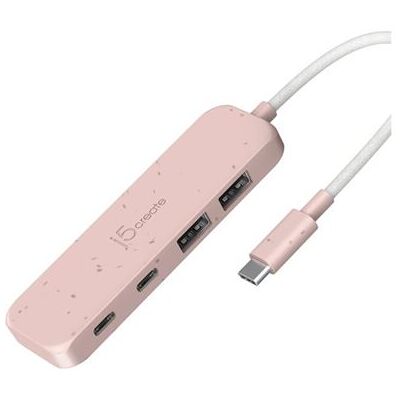 j5create JCH342ER - Hub - milieuvriendelijk, USB-C - 2 x USB 3.2 Gen 2 + 2 x USB-C 3.2 Gen 2 - desktop j5create JCH342ER - Hub - milieuvriendelijk, USB-C - 2 x USB 3.2 Gen 2 + 2 x USB-C 3.2 Gen 2 - desktop