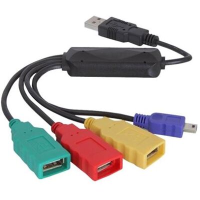 Delock USB 2.0 external 4-port cable HUB - Hub - 4 x USB 2.0 - desktop Delock USB 2.0 external 4-port cable HUB - Hub - 4 x USB 2.0 - desktop