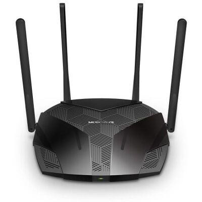 Mercusys MR80X V2 - Draadloze router 3-poorts switch - 1GbE - Wi-Fi 6 - Dual Band Mercusys MR80X V2 - Draadloze router 3-poorts switch - 1GbE - Wi-Fi 6 - Dual Band