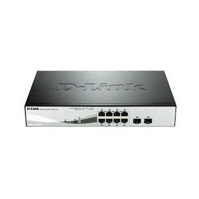 D-link systems D-Link Web Smart DGS-1210-08P - Switch - Beheerd - 8 x 10/100/1000 (PoE) + 2 x Gigabit SFP - desktop, rack-uitvoering - PoE (45 W) D-link systems D-Link Web Smart DGS-1210-08P - Switch - Beheerd - 8 x 10/100/1000 (PoE) + 2 x Gigabit SFP - desktop, rack-uitvoering - PoE (45 W)