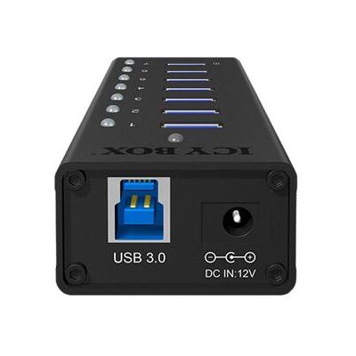 ICY BOX IB-AC618 - Hub - 7 x SuperSpeed USB 3.0 - desktop ICY BOX IB-AC618 - Hub - 7 x SuperSpeed USB 3.0 - desktop