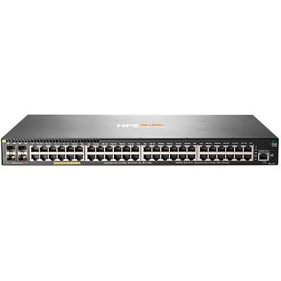 Hewlett Packard Enterprise HPE Aruba 2930F 48G PoE+ 4SFP - Switch - L3 - Beheerd - 48 x 10/100/1000 (PoE+) + 4 x Gigabit SFP (uplink) - rack-uitvoering - PoE+ (370 W) Hewlett Packard Enterprise HPE Aruba 2930F 48G PoE+ 4SFP - Switch - L3 - Beheerd - 48 x 10/100/1000 (PoE+) + 4 x Gigabit SFP (uplink) - rack-uitvoering - PoE+ (370 W)