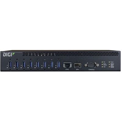 Digi AnywhereUSB 8 Plus - Hub - Beheerd - 8 x USB 3.1 Gen 1 + 1 x 1 Gigabit / 10 Gigabit SFP+ + 1 x SFP+ - desktop, monteerbaar op oppervlak Digi AnywhereUSB 8 Plus - Hub - Beheerd - 8 x USB 3.1 Gen 1 + 1 x 1 Gigabit / 10 Gigabit SFP+ + 1 x SFP+ - desktop, monteerbaar op oppervlak