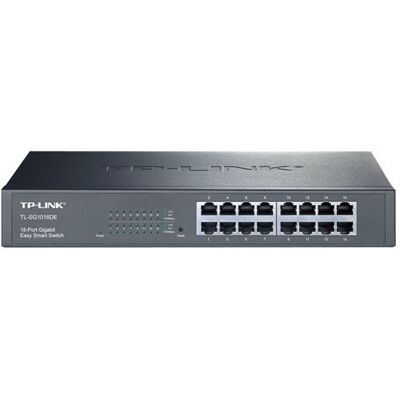 TP-LINK Technologies TP-Link JetStream TL-SG1016DE - Switch - Beheerd - 16 x 10/100/1000 - rack-uitvoering TP-LINK Technologies TP-Link JetStream TL-SG1016DE - Switch - Beheerd - 16 x 10/100/1000 - rack-uitvoering