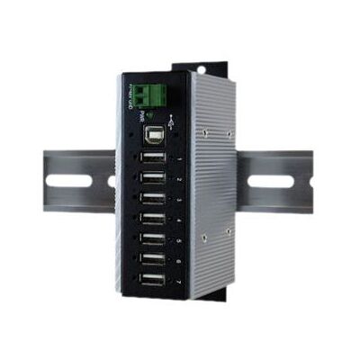 Exsys Ex 1177HMVS-WT - Hub - 7 x USB 2.0 - monteerbaar op DIN-rails - Gelijkstroom Exsys Ex 1177HMVS-WT - Hub - 7 x USB 2.0 - monteerbaar op DIN-rails - Gelijkstroom