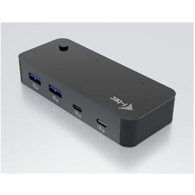 i-Tec - Hub - universaal, KVM - 2 x USB-C 3.2 Gen 1 + 2 x USB 3.2 Gen 1 + 2 x SuperSpeed USB - desktop i-Tec - Hub - universaal, KVM - 2 x USB-C 3.2 Gen 1 + 2 x USB 3.2 Gen 1 + 2 x SuperSpeed USB - desktop