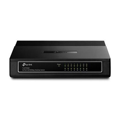 TP-Link TL-SF1016D 16-Port 10/100Mbps Desktop Switch - Switch - 16 x 10/100 - desktop TP-Link TL-SF1016D 16-Port 10/100Mbps Desktop Switch - Switch - 16 x 10/100 - desktop