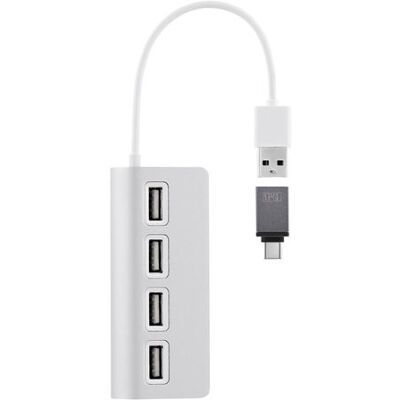 T'nB - Hub - USB-A, in aluminium - 4 x USB 2.0 - desktop T'nB - Hub - USB-A, in aluminium - 4 x USB 2.0 - desktop
